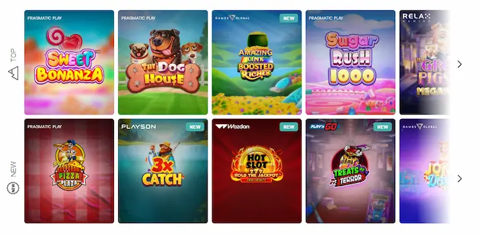 Conquestador Casino games